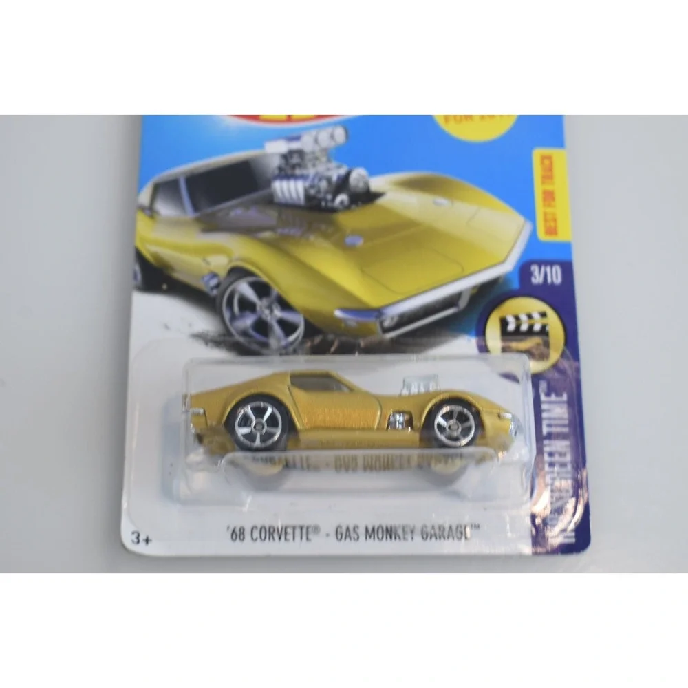 2017 Hot Wheels HW Screen Time 3/10 Gold Gas Monkey Garage '68 Corvette #99 Car